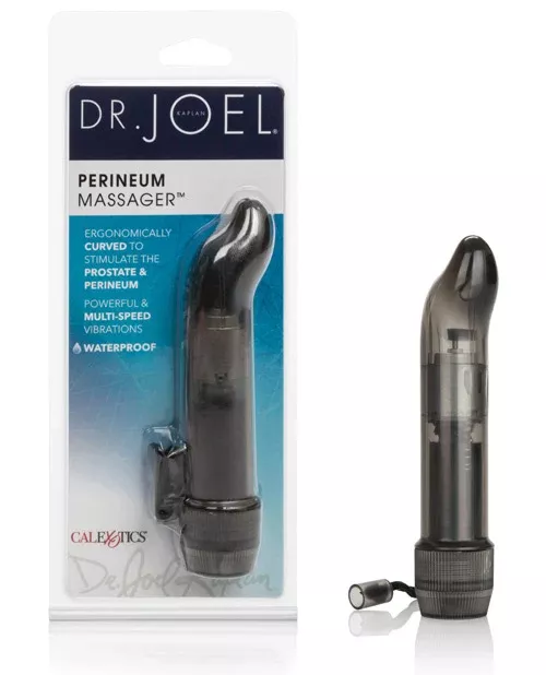 4.5" Black Perineum Massager for Targeted Prostate Pleasure