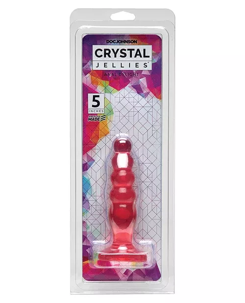 5" Graduated Anal Plug with Rippled Texture