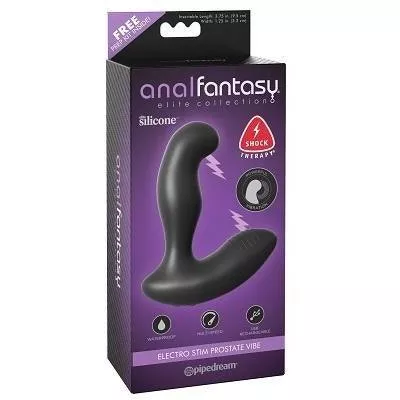 Anal Fantasy Elite Silicone Electro Stim Prostate Vibrator