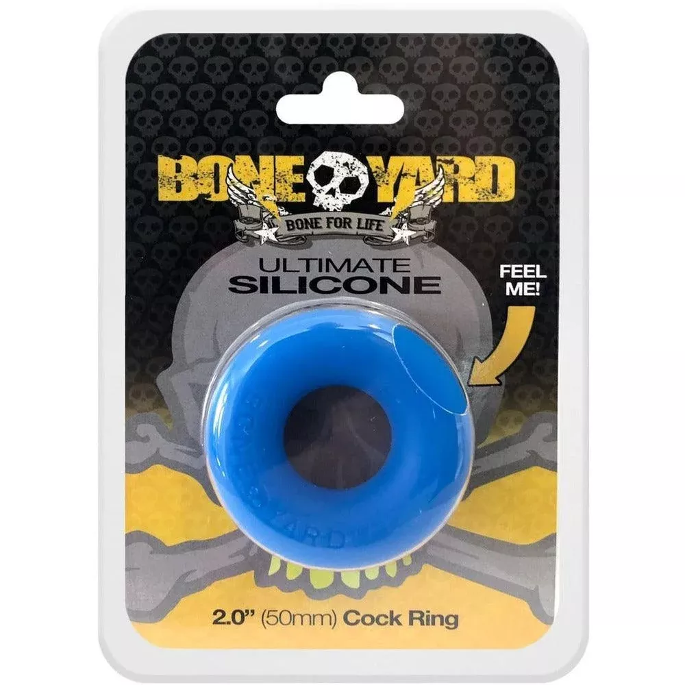 Boneyard - Ultimate Silicone Cock Ring Blue