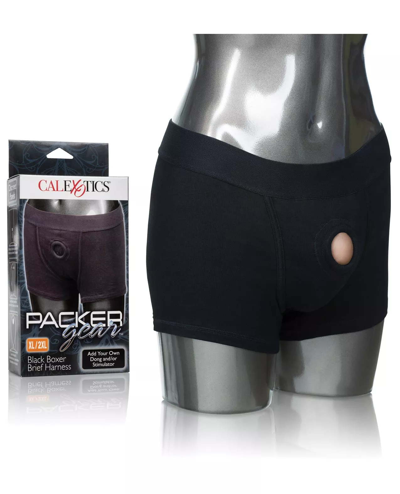 Boxer Brief Harness for Packers - Black, XL/2XL