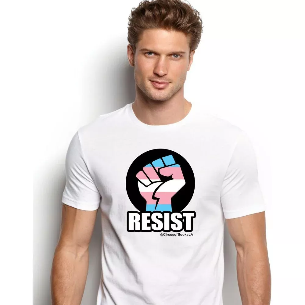 Circus of Books - Trans Resist T-Shirt - White