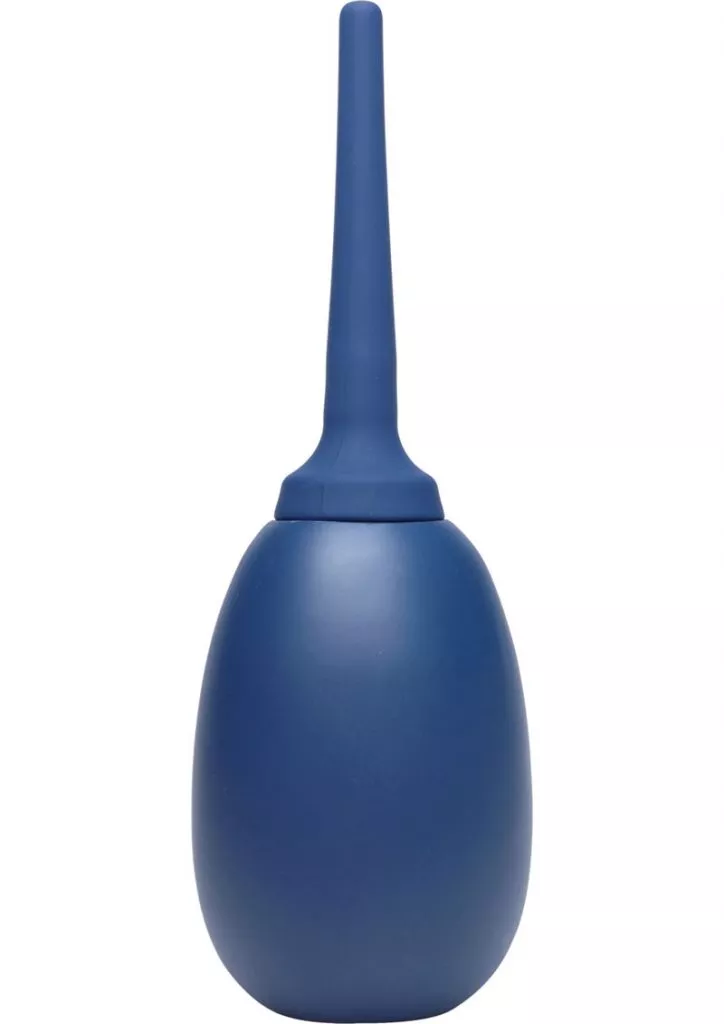 Clean Stream Flex Tip Silicone Enema Bulb Blue 8 Oz