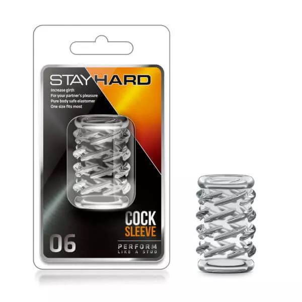 Clear Stay Hard Cock Sleeve 06