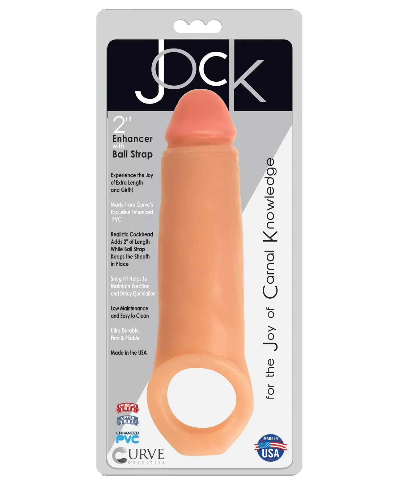 Cock Enhancer with Ball Strap - 2 Inch Extension