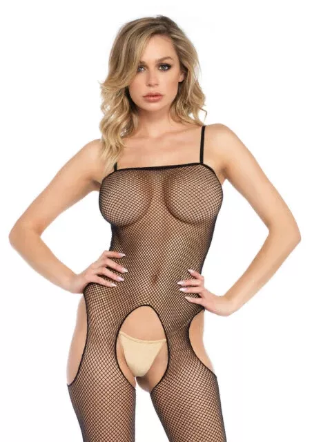 Crotchless Fishnet Bodystocking