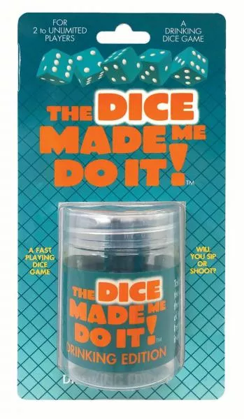 Dice Made Me Do It - Drinking Game