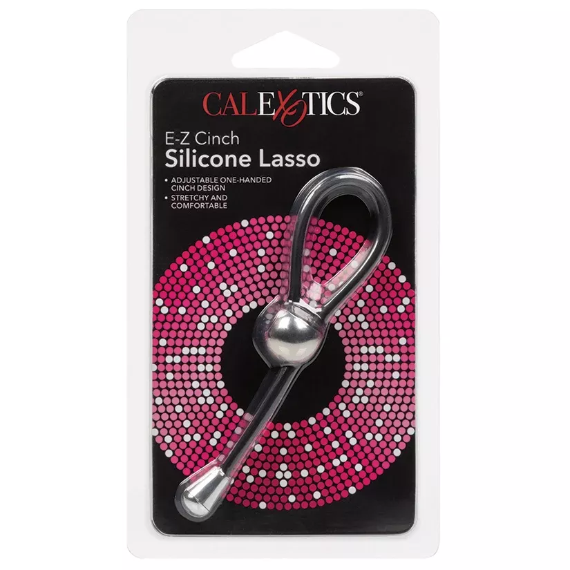 E-Z Cinch Silicone Lasso-Black