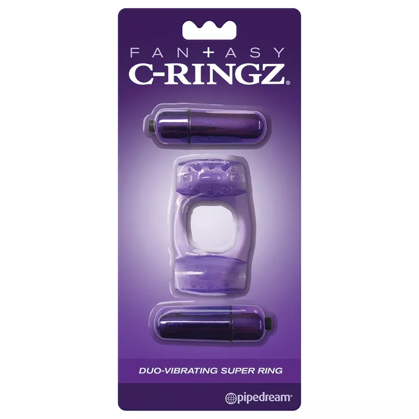 Fantasy C-Ringz Duo-Vibrating Super Ri...