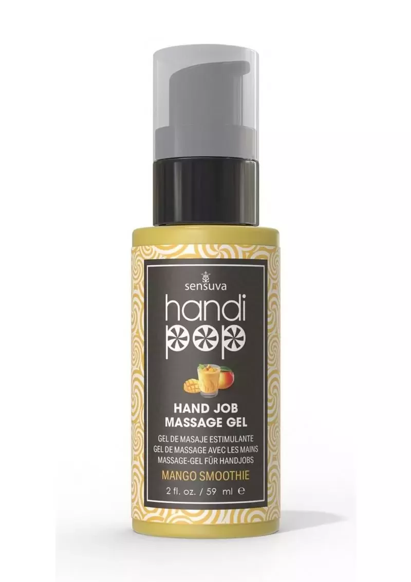 HandiPop Edible Hand Job Massage Gel Mango Smoothie 2oz from Cherry Pie Online