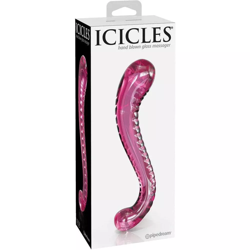 Icicles No 69 Textured G-Spot Glass Probe