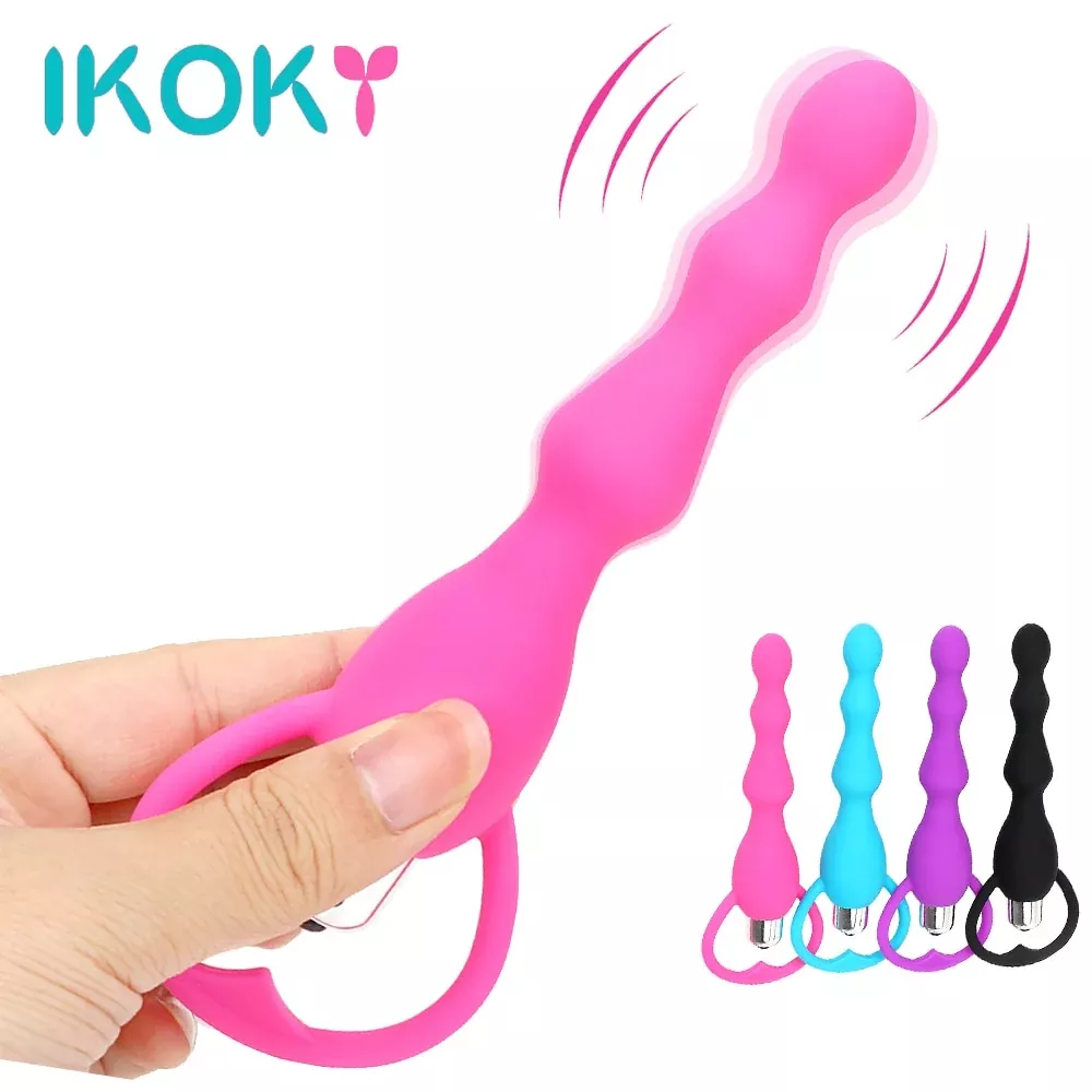 IKOKY Long Butt Anal Plug Vibrators