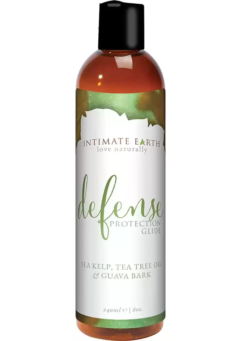 Intimate Earth Defense Protection Glide Sea Kelp, Tea Tree Bark and Guava Bark 8 Ounce