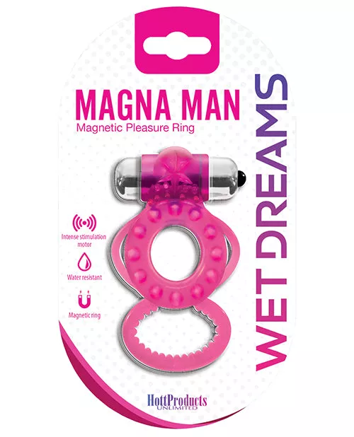 Magnetic Pleasure Ring with Bullet Vibrator
