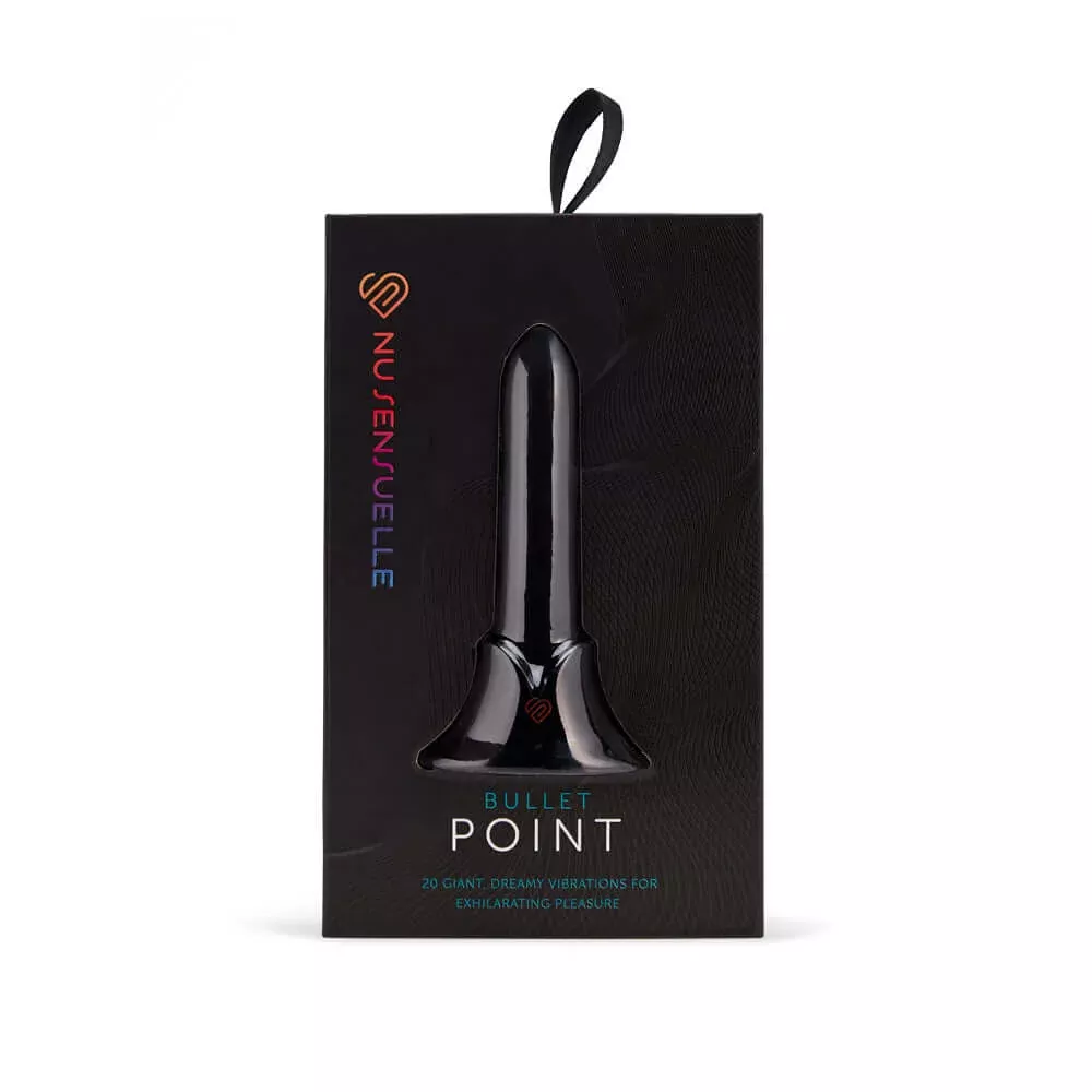 Nu Sensuelle Point Rechargeable Silicone Bullet Black