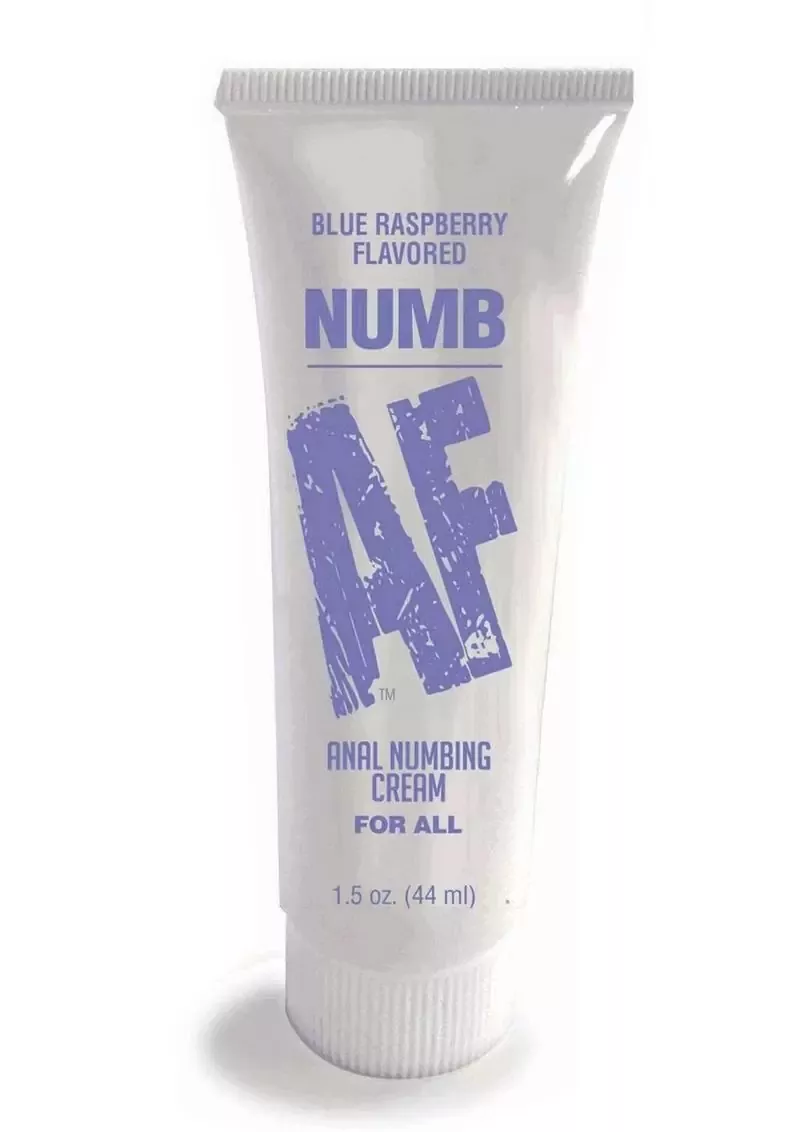 Numb AF Anal Numbing Flavored Cream - Blue Raspberry from Cherry Pie Online