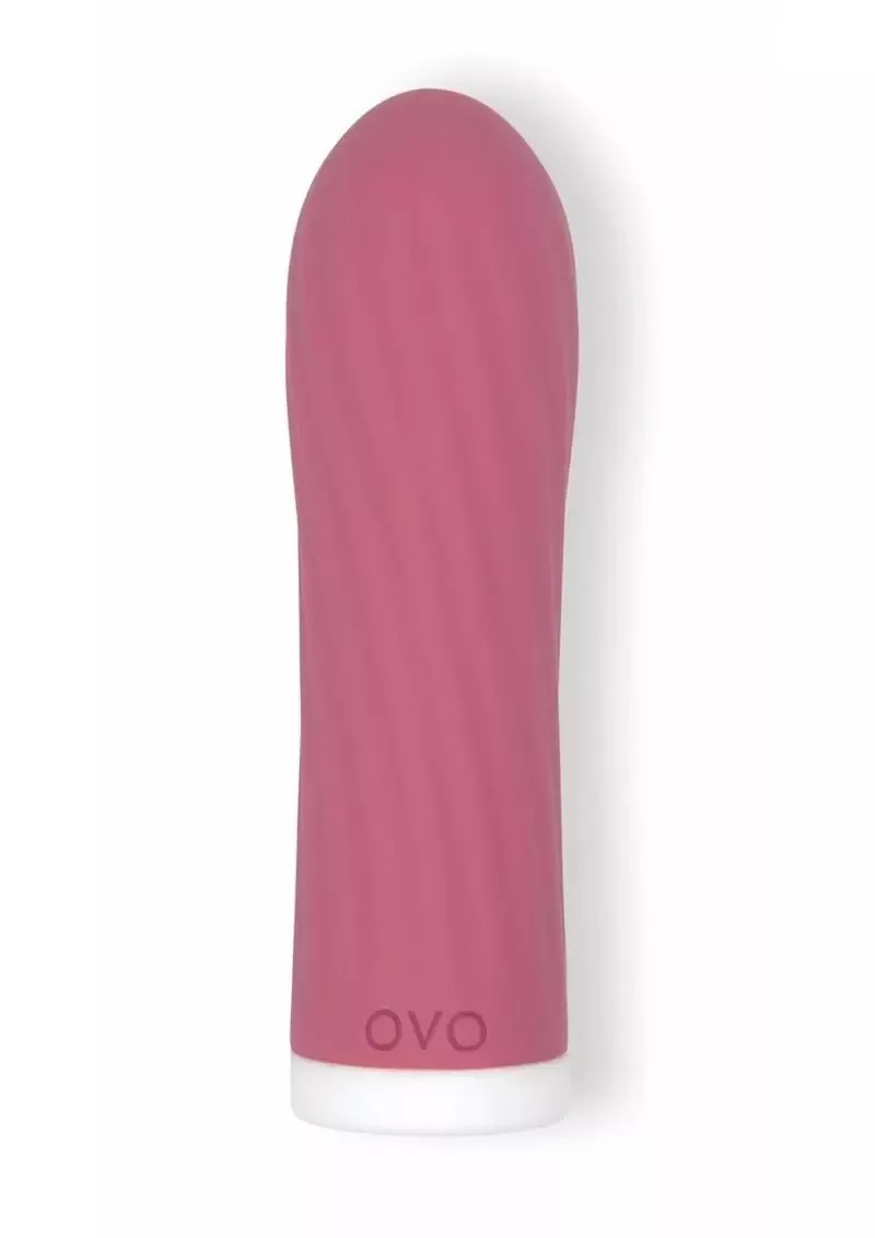 Ovo Earth Sahara Rechargeable Silicone Lipstick Vibrator - Red from Cherry Pie Online