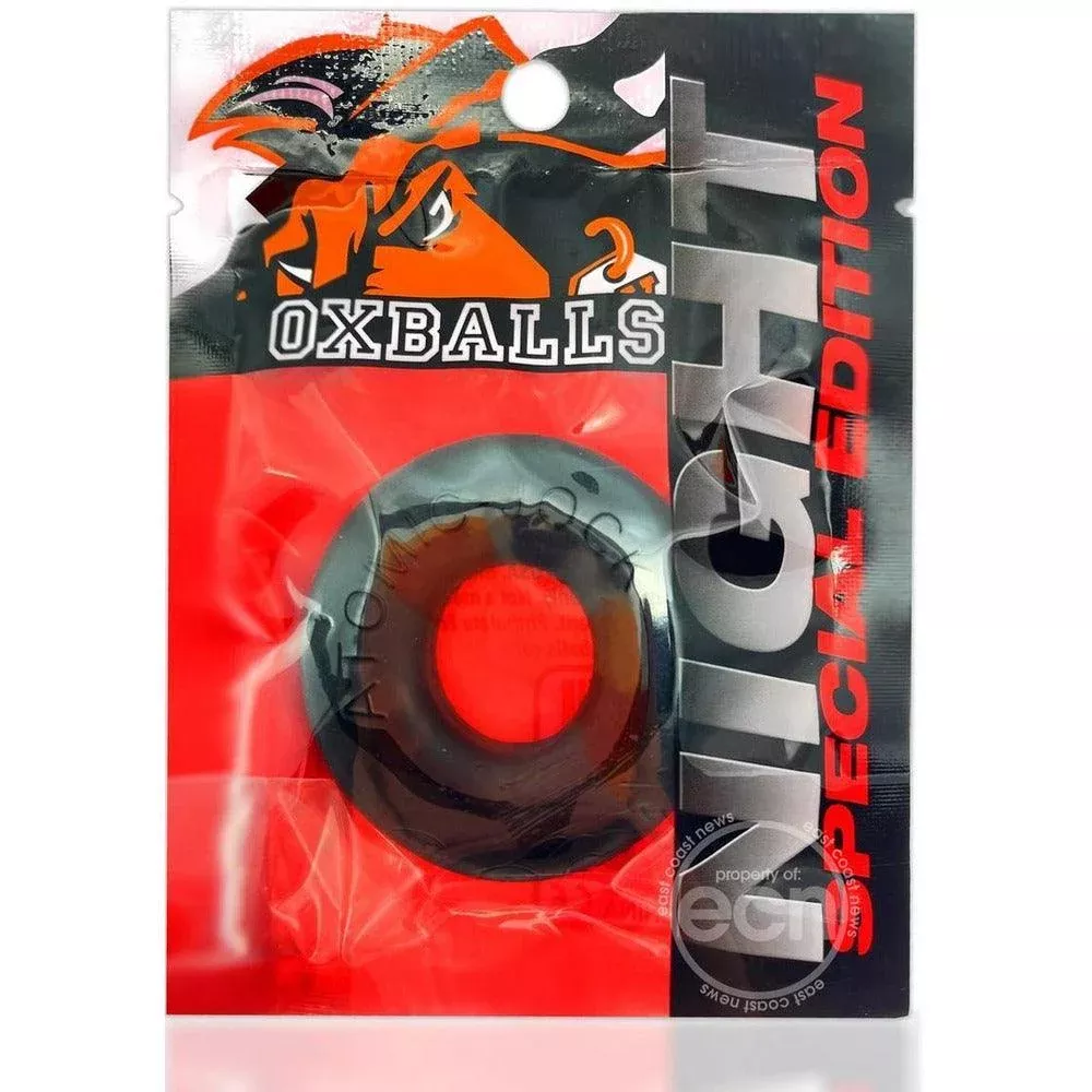 Oxballs Atomic Jock Do-Nut-2 Fatty Silicone Plus+ Cock Ring - Night Edition
