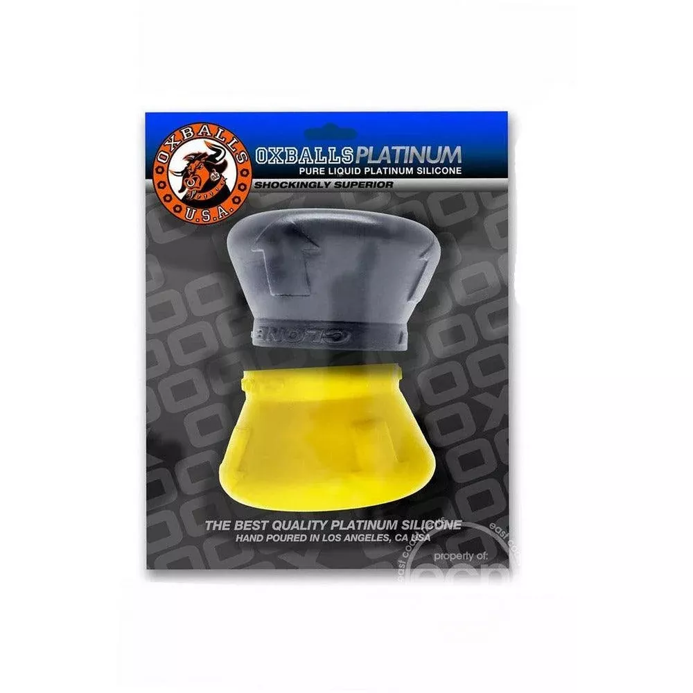 OxBalls Clone Duo Silicone Ballstretcher (2 pack) - Yellow/Black