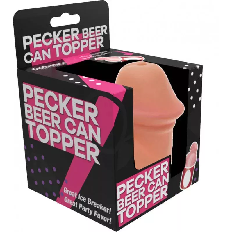 Playful Pecker Beer Can Topper