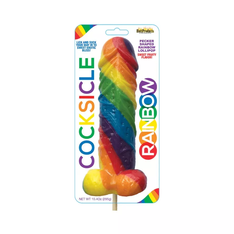 Rainbow Cocksicle Lollipop