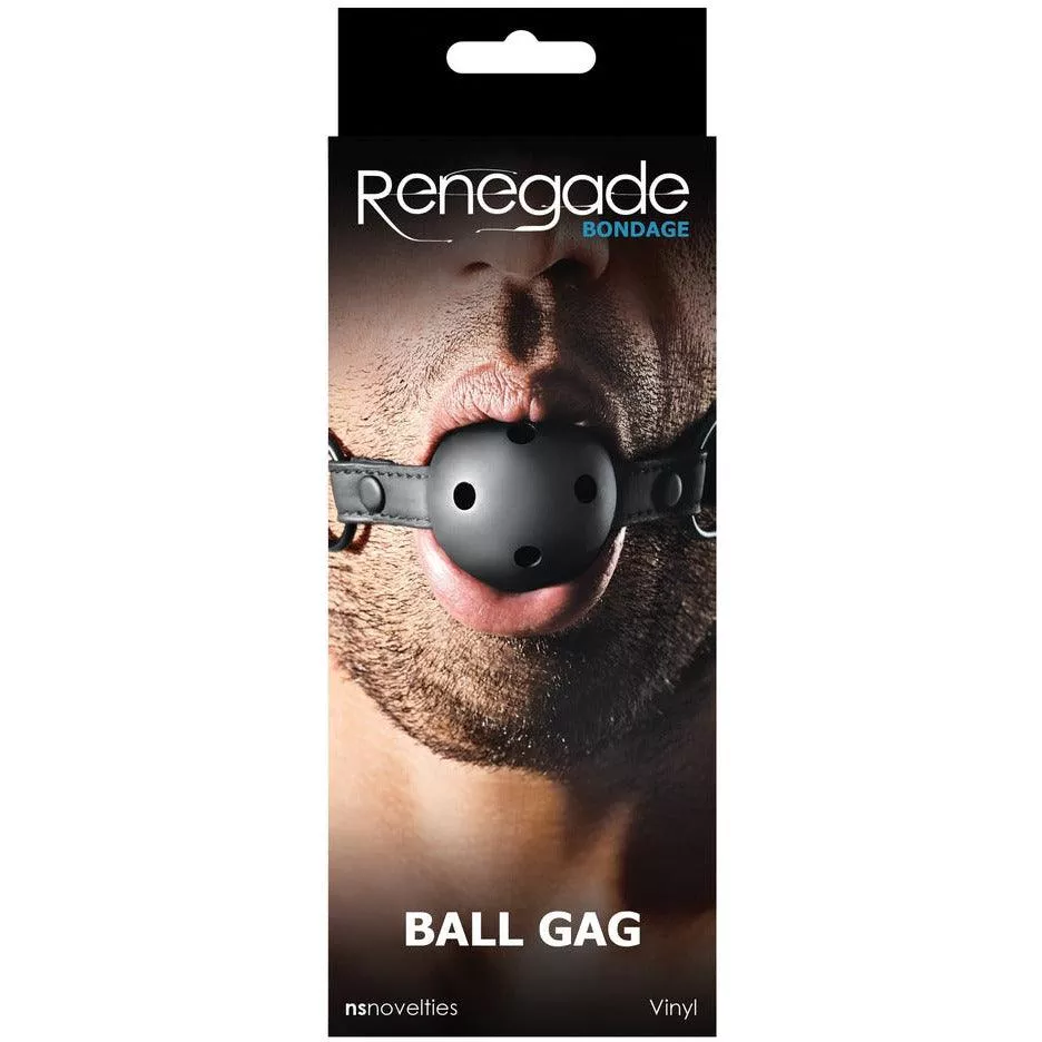 Renegade Bondage Ball Gag - Black