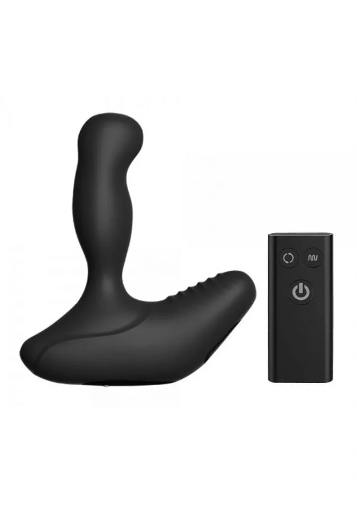 RevoStealth Remote Control Rechargeable Rotating Prostate Massager SiliconeWaterproof Black