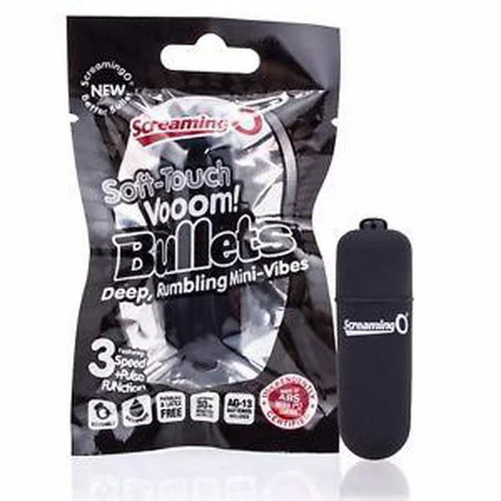 Screaming O 3+1 Soft Touch Vooom Bullet Black