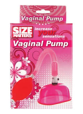 Size Matters Vaginal Pump and Cup Set Pink