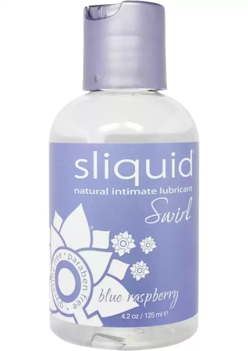 Sliquid Swirl Intimate Water Based Lubricant Blue Raspberry 4.2 Ounce from Cherry Pie Online