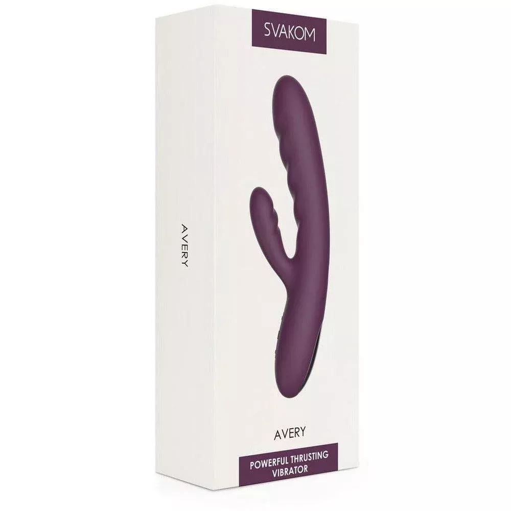 Svakom Avery Silicone Dual Stimulating Rechargeable Vibrator