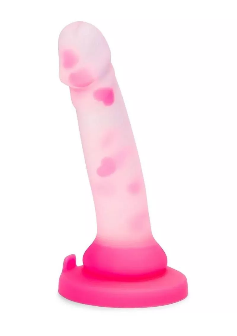 Together Heartfloat Bliss Silicone Dildo 6in - Clear/Pink from Cherry Pie Online