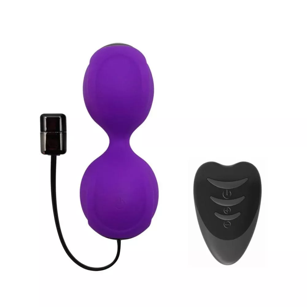 Vibrating Remote Controlled Duo Kegel Balls