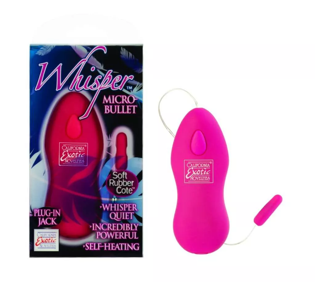 Whisper Micro Bullet Pink Vibrator